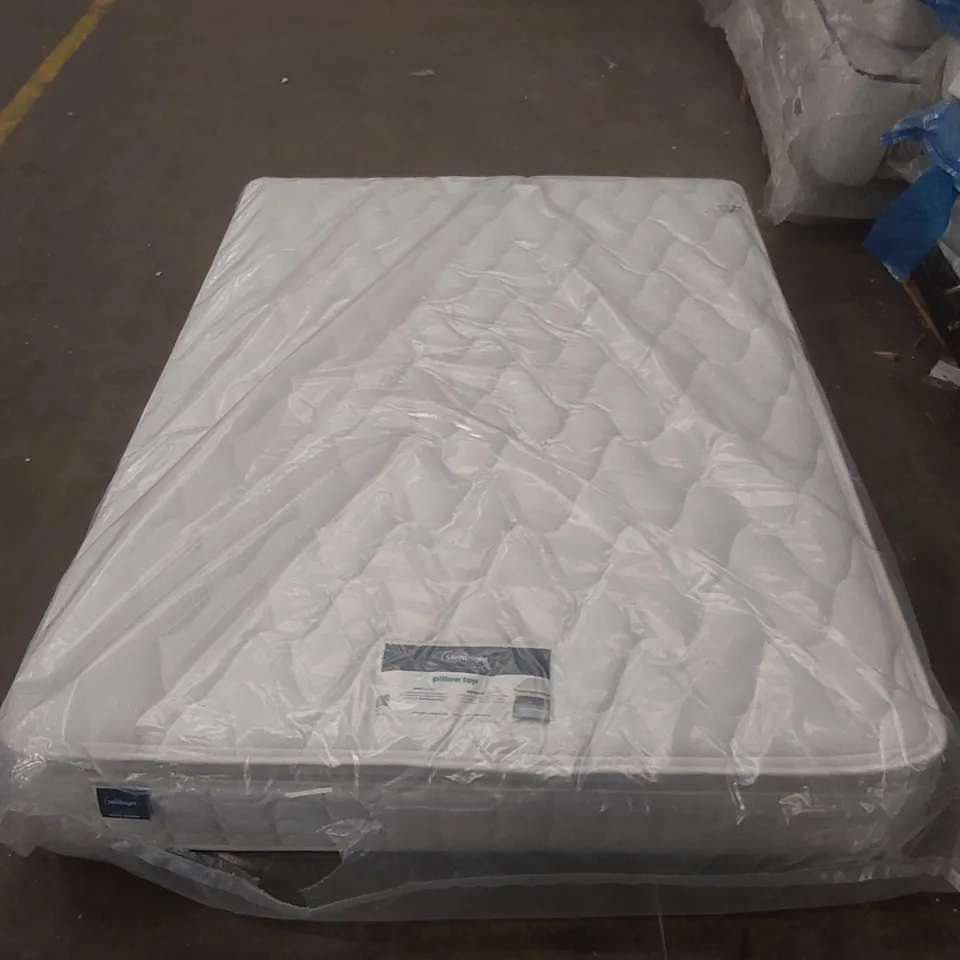 QUALITY BAGGED SILENTNIGHT 4'6" PILLOW TOP MATTRESS 