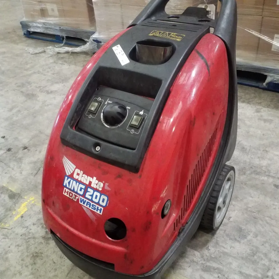 CLARKE KING 200 HOT WASH PRESSURE WASHER 
