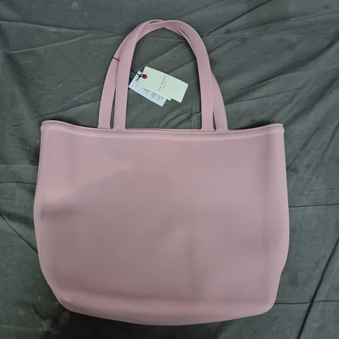 TED BAKER FLOWER LARGE SILICONE TOTE BAG IN PINK