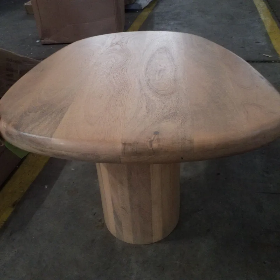 AUSTIN SIDE TABLE - SOLID WOOD - L55 X W60 X H48 CM - BROWN