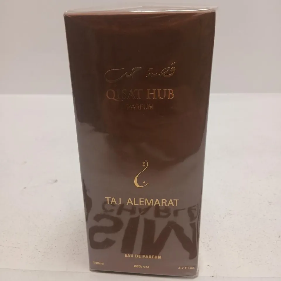 BOXED AND SEALED QISAT HUB PARFUM TAJ ALEMARAT EAU DE PARFUM 100ML