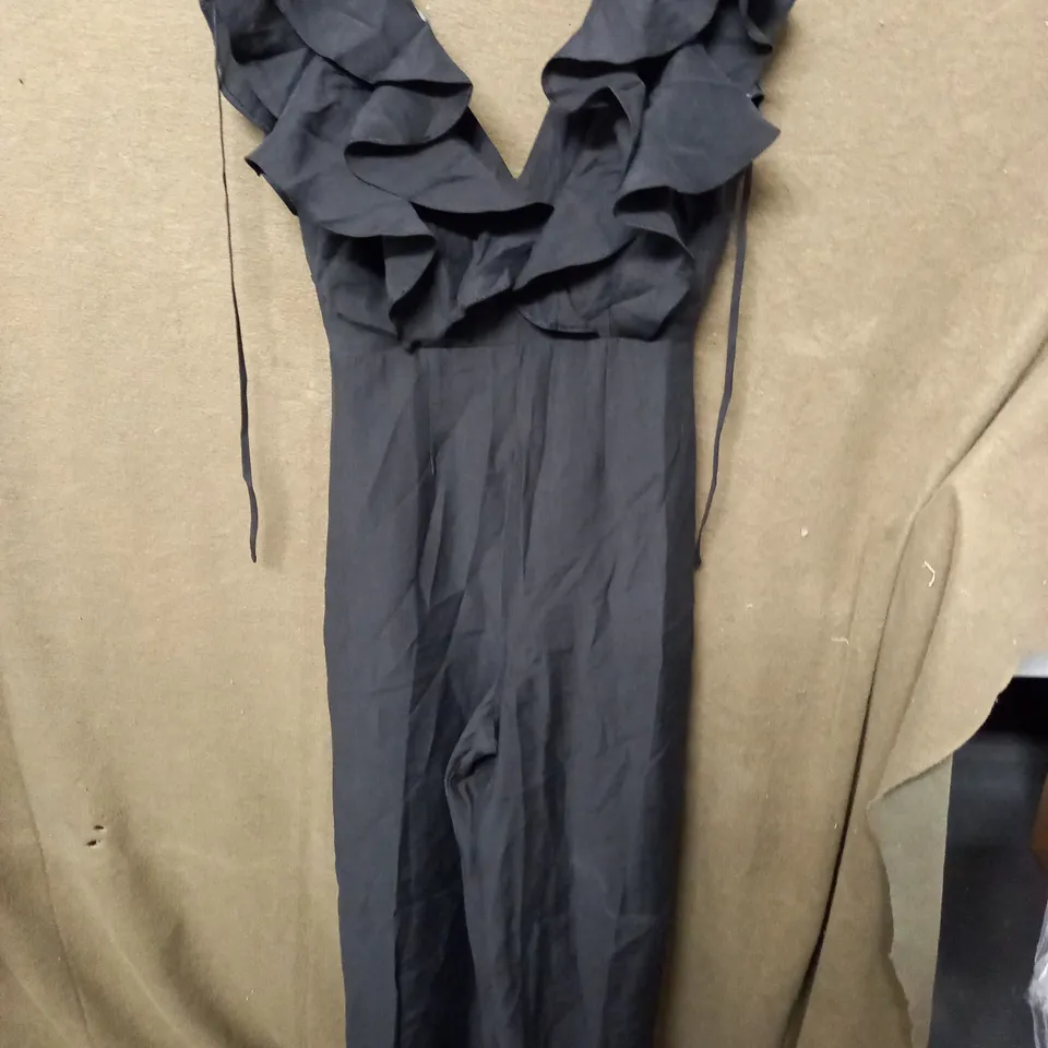 NOBODYS CHILD COCO JUMPSUIT IN BLACK - UK 8