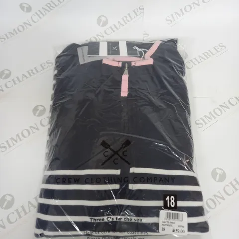 BAGGED CREW CLOTHING COMPANY HALF ZIP SWEATER SIZE 18