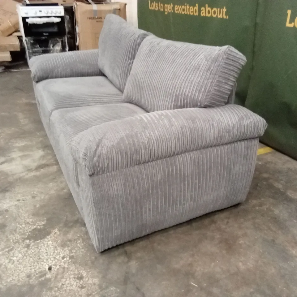 AMALFI STANDARD BACK FABRIC SOFA BED - CHARCOAL RRP £699