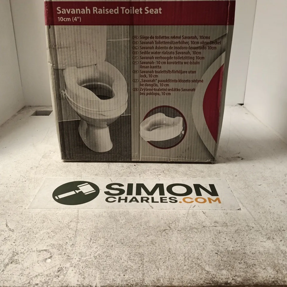HOMECRAFT SAVANNAH RAISED TOILET SEAT 10CM (4") – BOXED