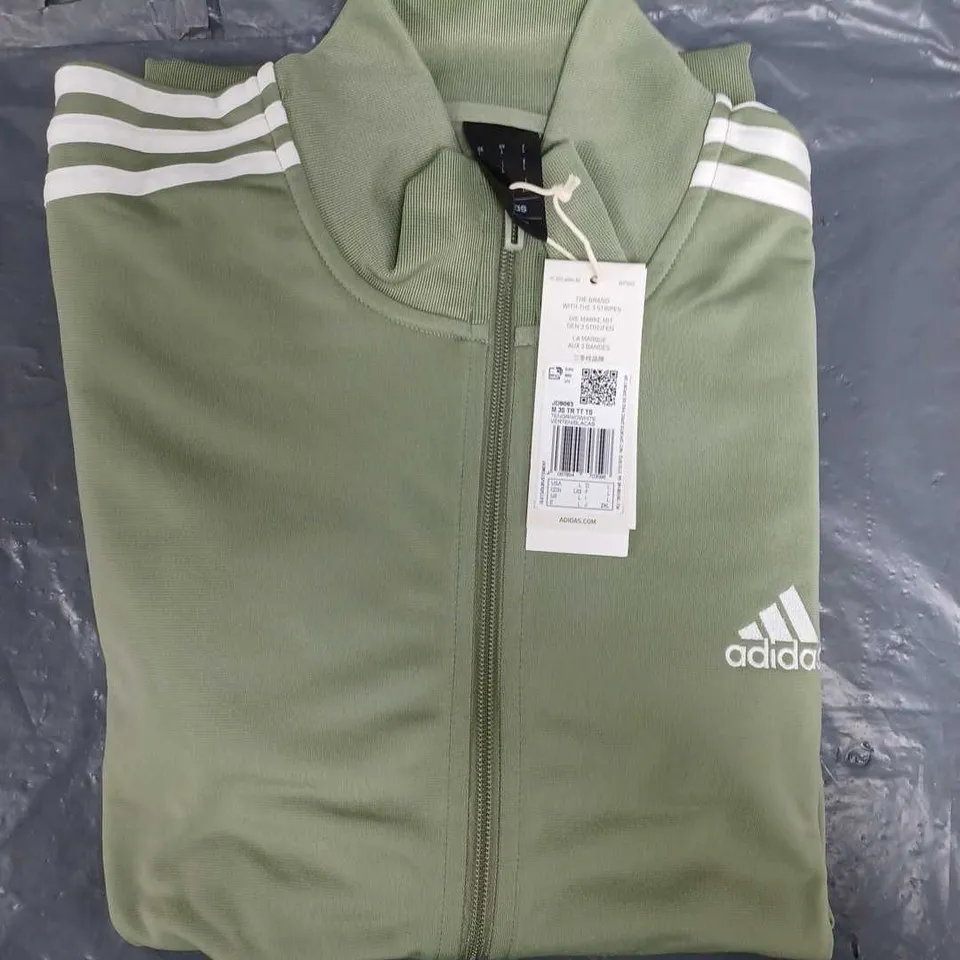 ADIDAS TRACKSUIT TOP IN GREEN SIZE LARGE