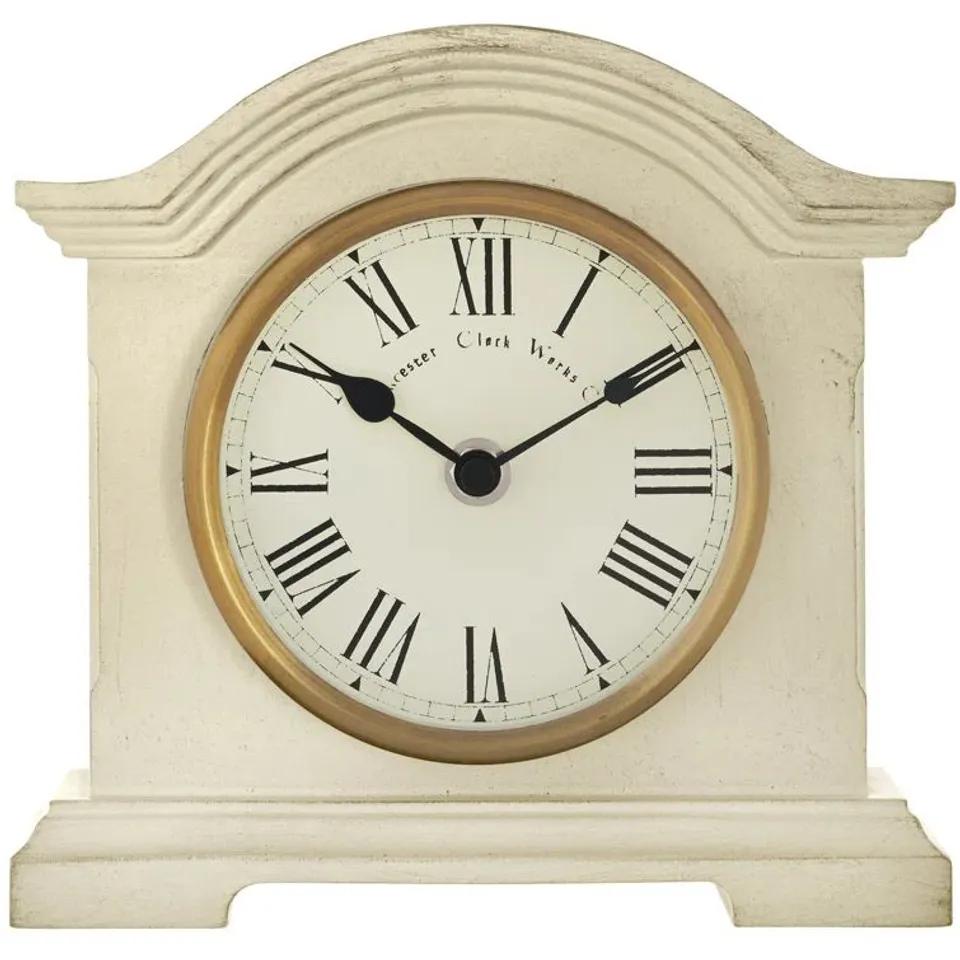 BOXED FALKENBURG ANALOG QUARTZ TABLETOP CLOCK