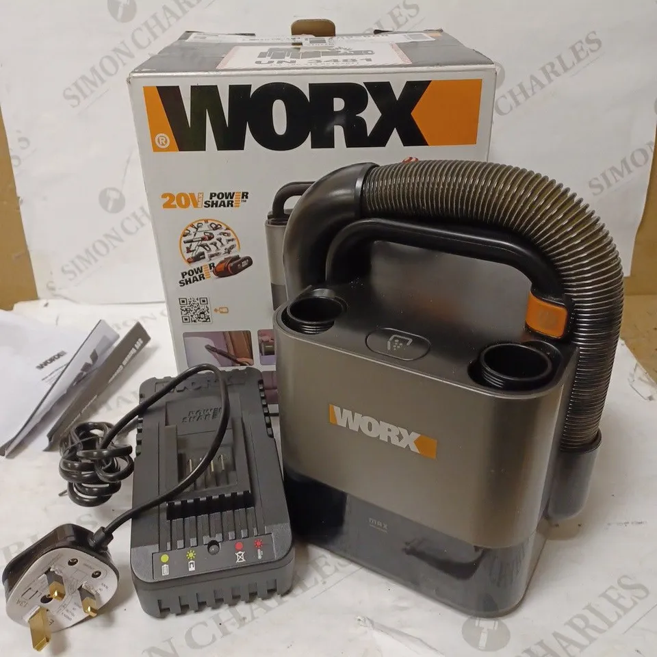 WORX POWER SHARE 20V VACUUM CLEANER 