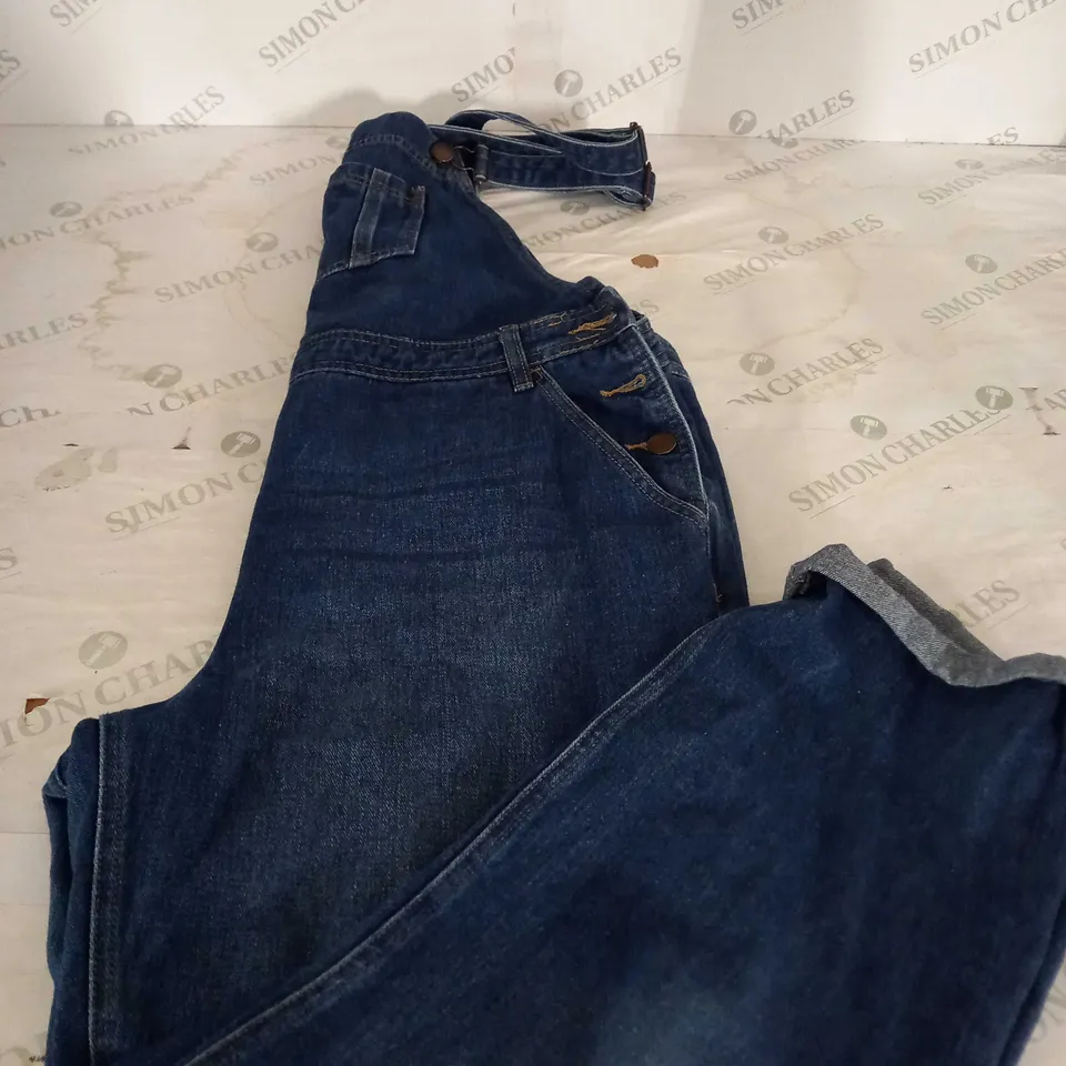 NEXT WOMENS DENIM DUNGEREES - SIZE 16