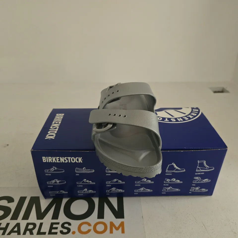 BIRKENSTOCK ARIZONA EVA SILVER UK 7 BOXED