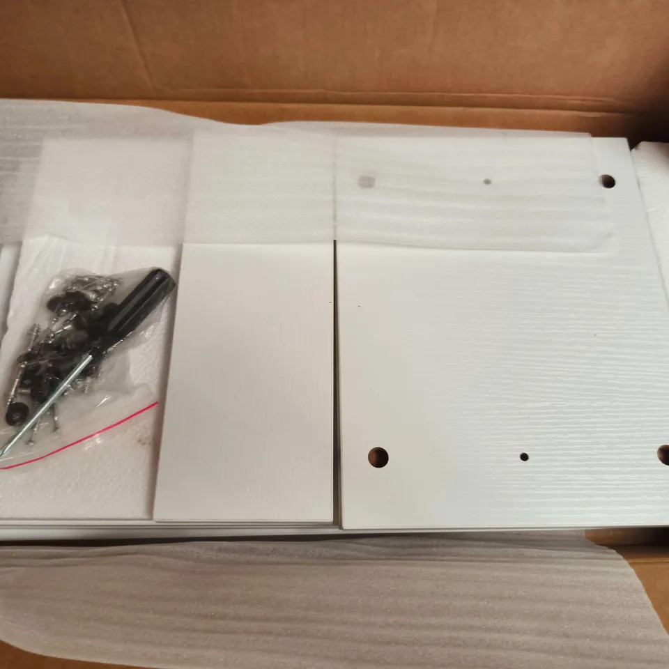 2 LAYER STORAGE RACK IN WHITE