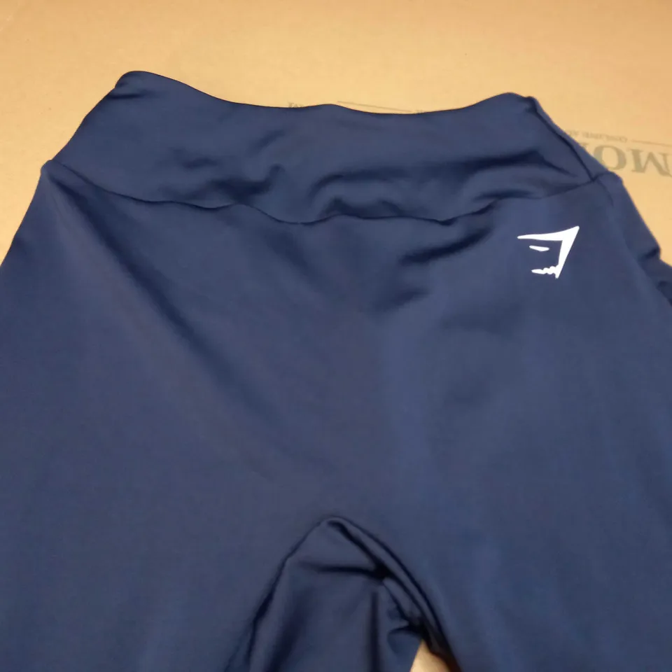 GYMSHARK LEGGING PANTS IN NAVY - SMALL