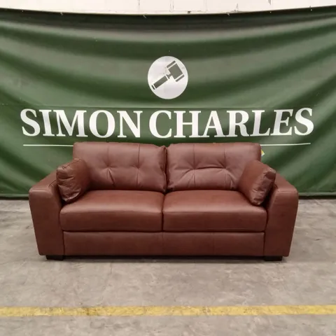 ARDEN ITALIAN LEATHER 4 SEATER SOFA