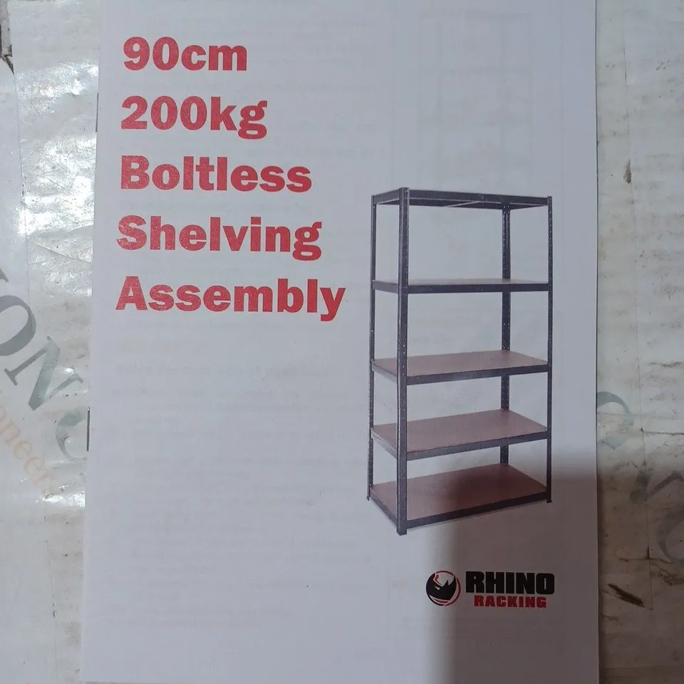 BOXED RHINO RACKING BOLTLESS SHELVING 