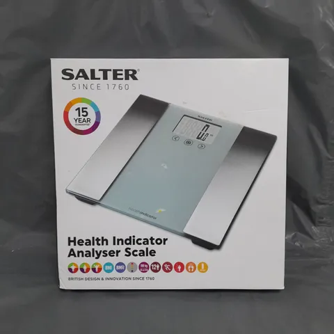 BOXED SALTER HEALTH INDICATOR ANALYSER SCALE 