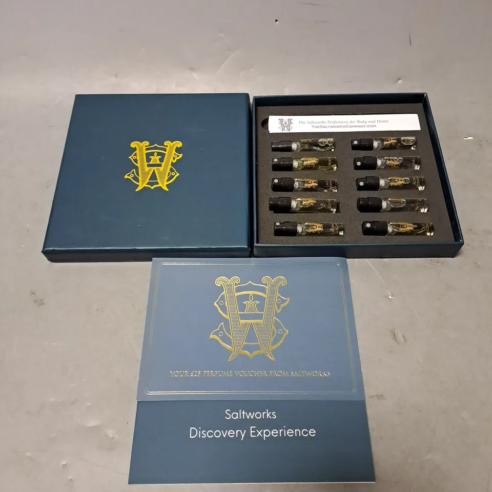 BOXED SALTWORKS FRAGRANCE DISCOVERY SET