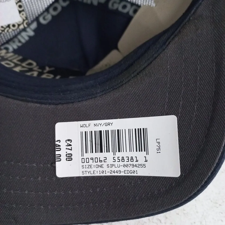 GOORIN BROS LONE WOLF TRUCKER CAP – NAVY, ONE SIZE
