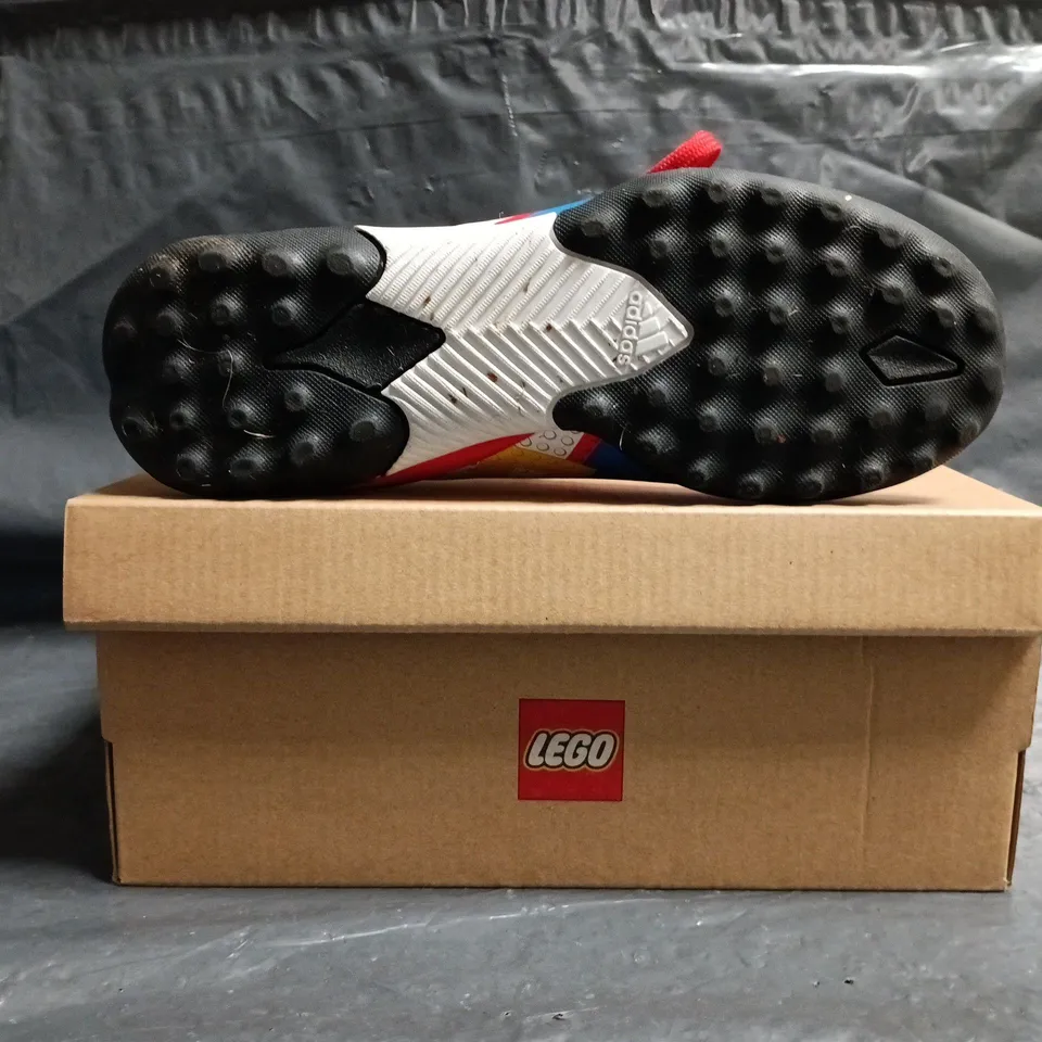 BOXED PAIR OF ADIDAS GAMEMODE TF KIDS TRAINERS IN MULTICOLOUR SIZE UK 13.5K