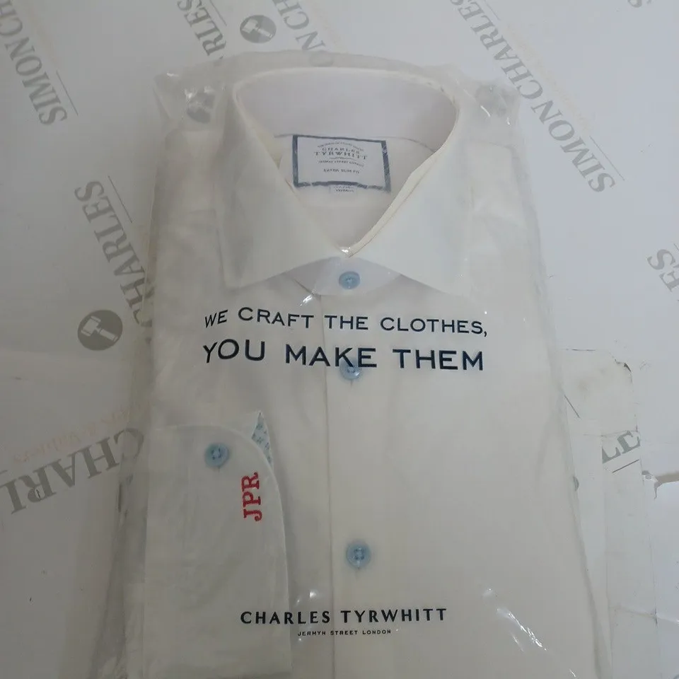 CHARLES TYRWHITT WHITE SHIRT SIZE 15/34