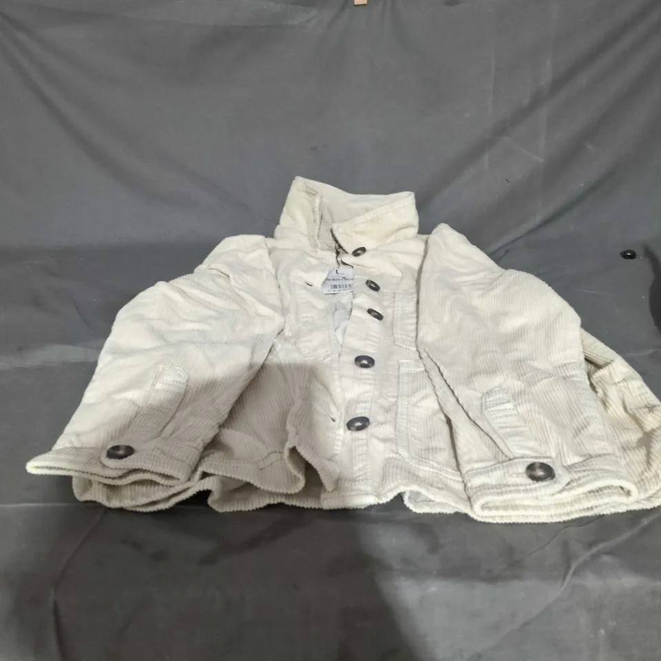 STRADIVARIUS UTILITY CORDUROY JACKET – UK L