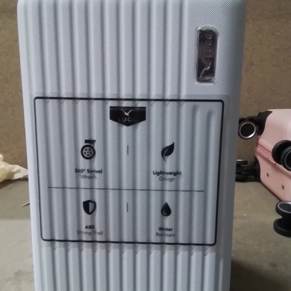 LUGG JETSET CABIN BAG WHITE