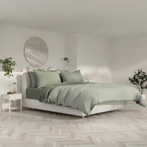 COZEE HOME WAFFLE VELVETSOFT 6 PIECE DUVET SET - SIZE UNSPECIFIED