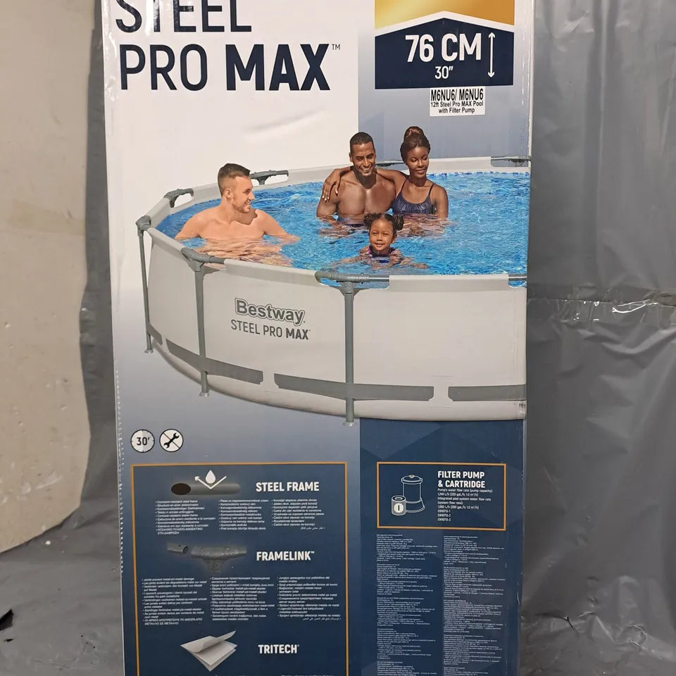 BOXED BESTWAY 12FT PRO MAX POOL - COLLECTION ONLY