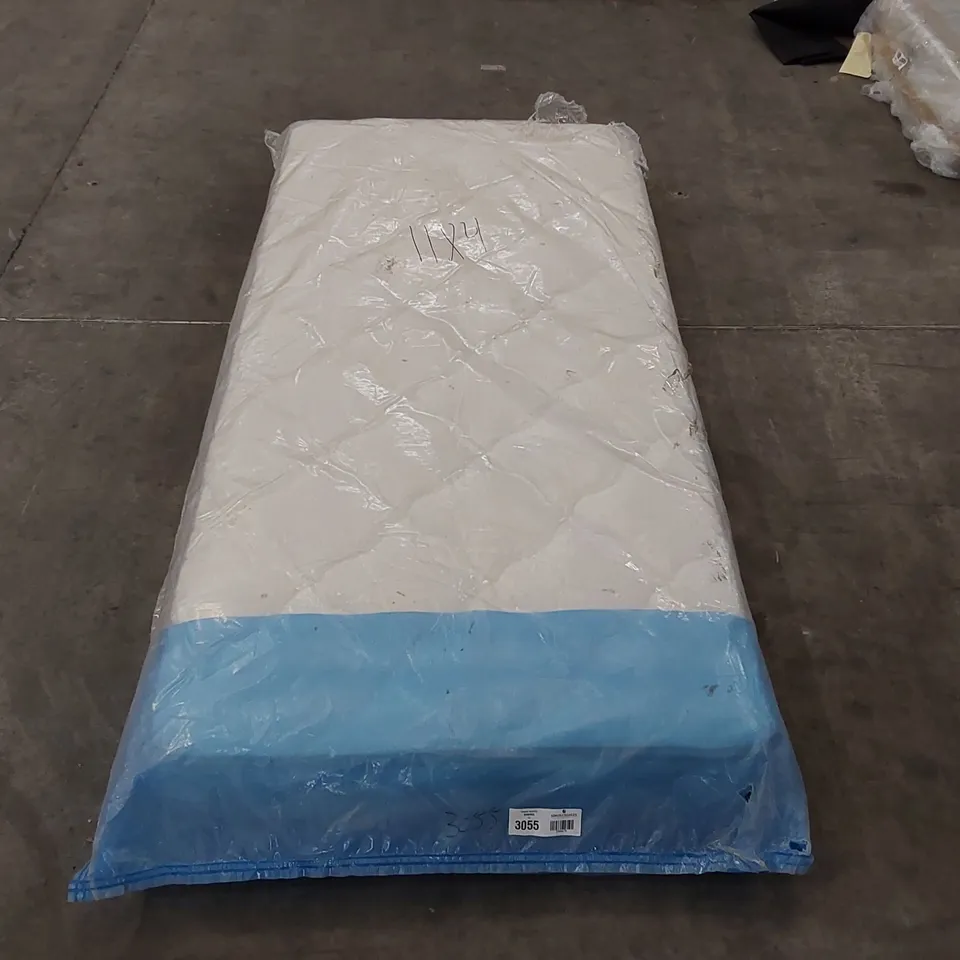 BAGGED DESIGNER SINGLE 90cm AIRSPRUNG LUXURY QUILTED MEDIUM MATTRESS RRP £251.1