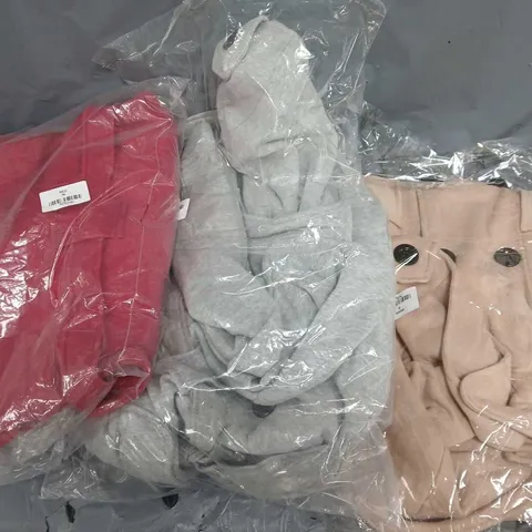 BOX OF APROX 10 JACKETS IN VARIOUS COLOURS AND SIZES - JOB LOT 