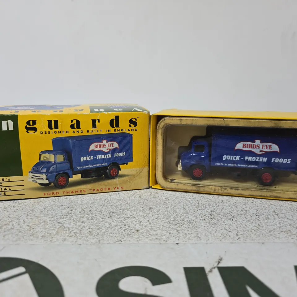 VANGUARDS FORD THAMES TRADER VAN 1:64 DIE-CAST MODEL – BIRDS EYE LIVERY (BOXED)