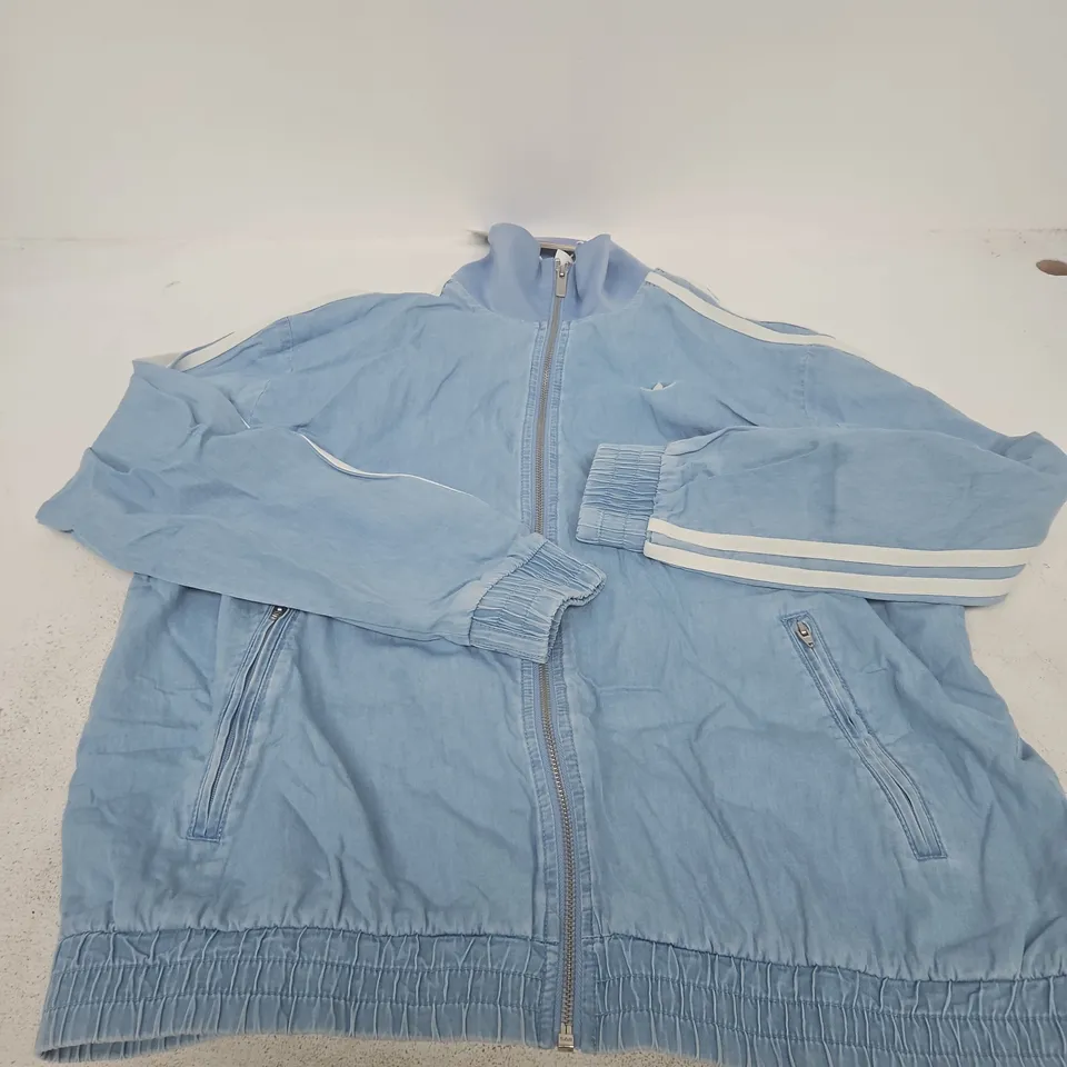 ADIDAS DENIM TRACK JACKET – LIGHT BLUE - L
