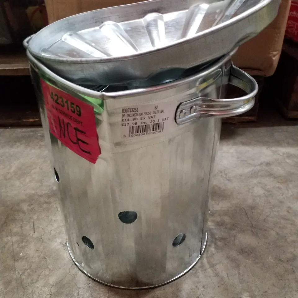 DRAPER 53250 GALVANISED MINI INCINERATOR (15L)