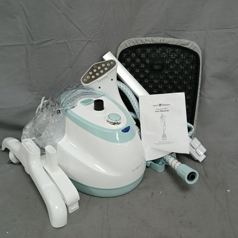 BLISS & BEYOND EASY GLIDE FABRIC IRON STEAMER