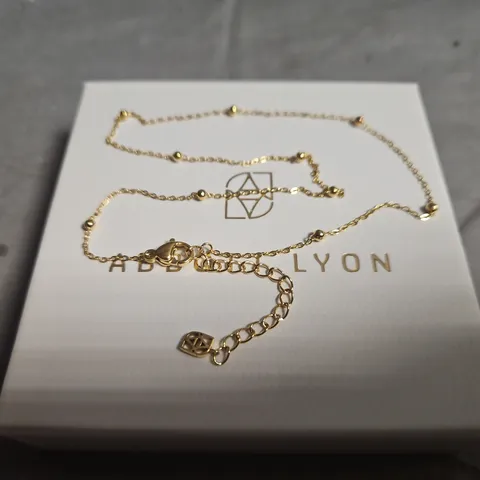 ABBOTT LYON YELLOW GOLD MINI SPHERE NECKLACE - 14-16"