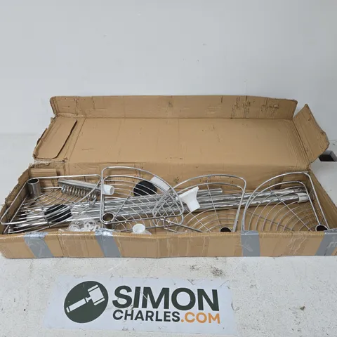 METAL STORAGE SHELVING FOR HOUSEHOLD BOXED WITH INSTRUCTIONS