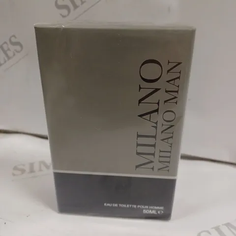 BOXED AND SEALED MILANO MILANO MAN EAU DE TOILETTE POUR HOMME 50ML
