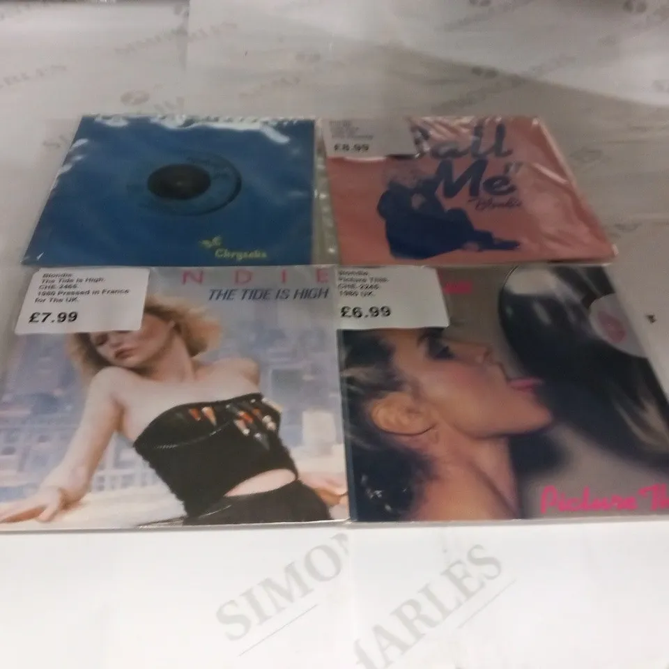 8 X BLONDIE VINYL LPS AND SINGLES.