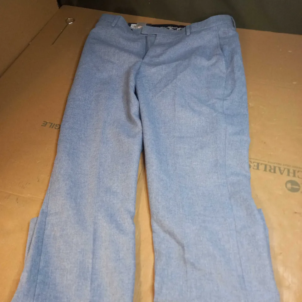 MOSS TAILORD FIT BLUE SUIT TROUSERS SIZE 32R