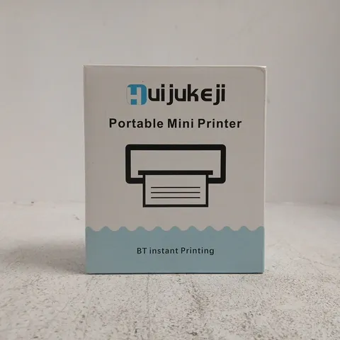 HUIJUKEJI PORTABLE MINI PRINTER – BLUETOOTH, INSTANT PRINTING (BOXED)