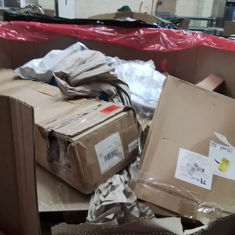 PALLET OF ASSORTED HOUSEHOLD GOODS AND PRODUCTS TO INCLUDE;PHOTO FRAME,PLANT POT,COLLAPSIBLE WAGON
