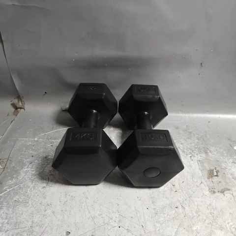 PAIR OF HXGN 4KG DUMBBELLS - COLLECTION ONLY