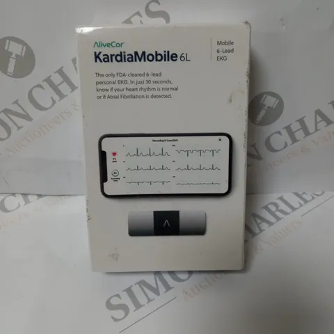 BOXED AND SEALED ALIVECOR KARDIAMOBILE 6L EKG