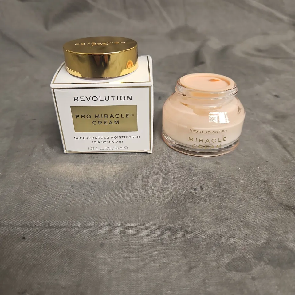 BOXED REVOLUTION PRO MIRACLE CREAM SUPERCHARGED MOISTURISER 50ML