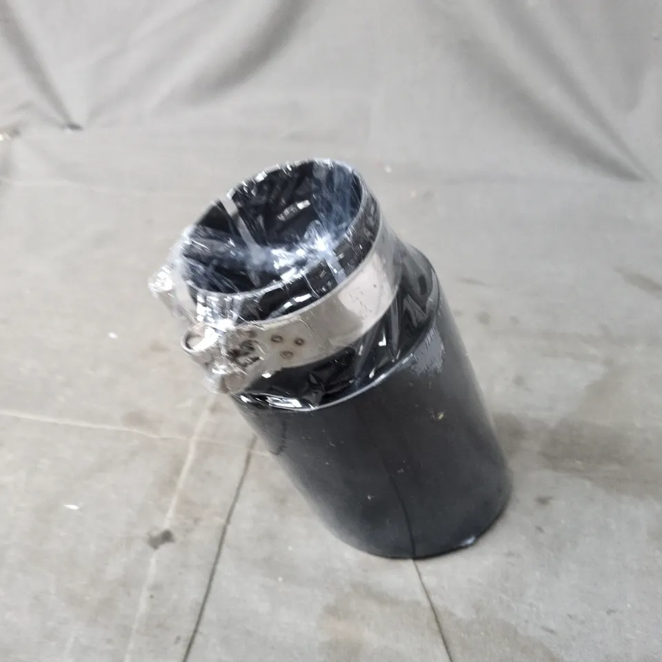 AKRAPOVIC SSET052 STAINLESS STEEL EXHAUST TIP, MATTE BLACK, 63-89MM