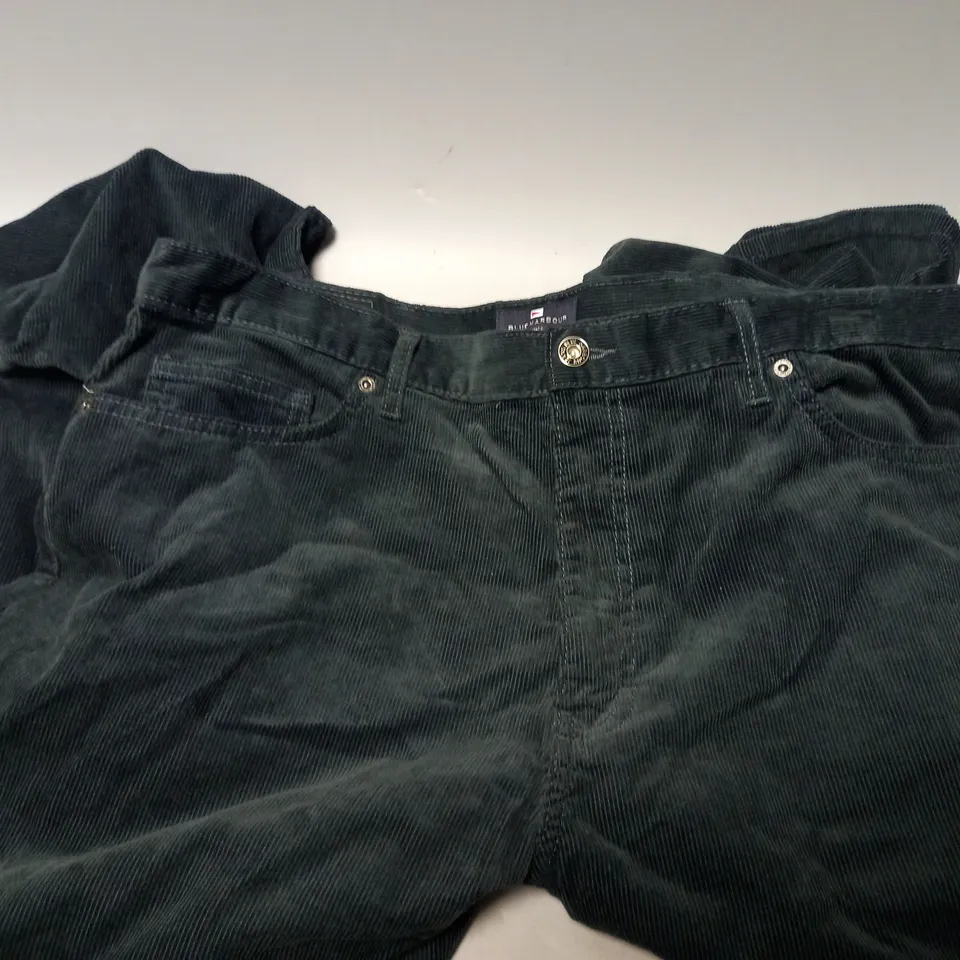 MARKS & SPENCERS CORDUROY LUXURY FITTED TROUSER - 38W 33L