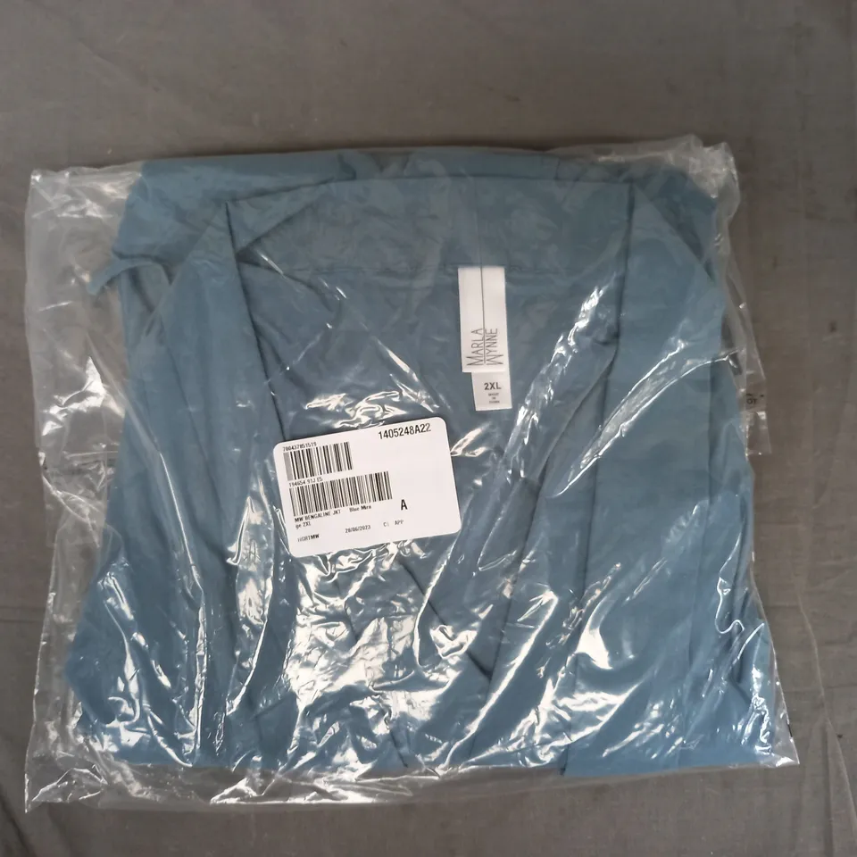 MARLA WYNNE JACKET IN BLUE SIZE 2XL