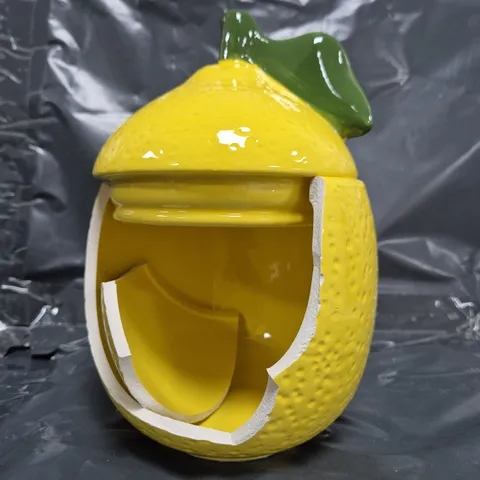 HESTIA LEMON STORAGE JAR - COLLECTION ONLY