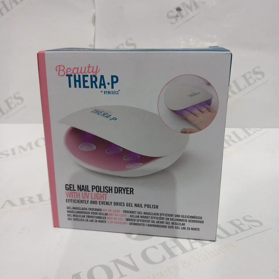 BOXED BEAUTY THERA.P BY HOMEDICS GEL NAIL POLISH DRYER