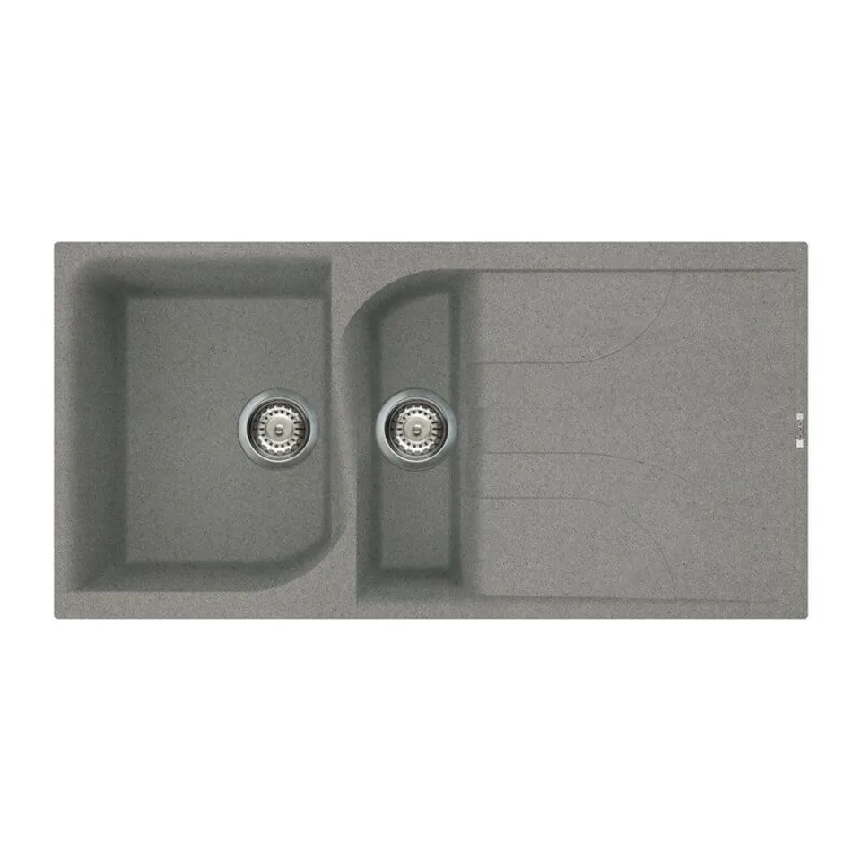 BOXED EGO 100cm × 50cm KITCHEN SINK - TITANIUM