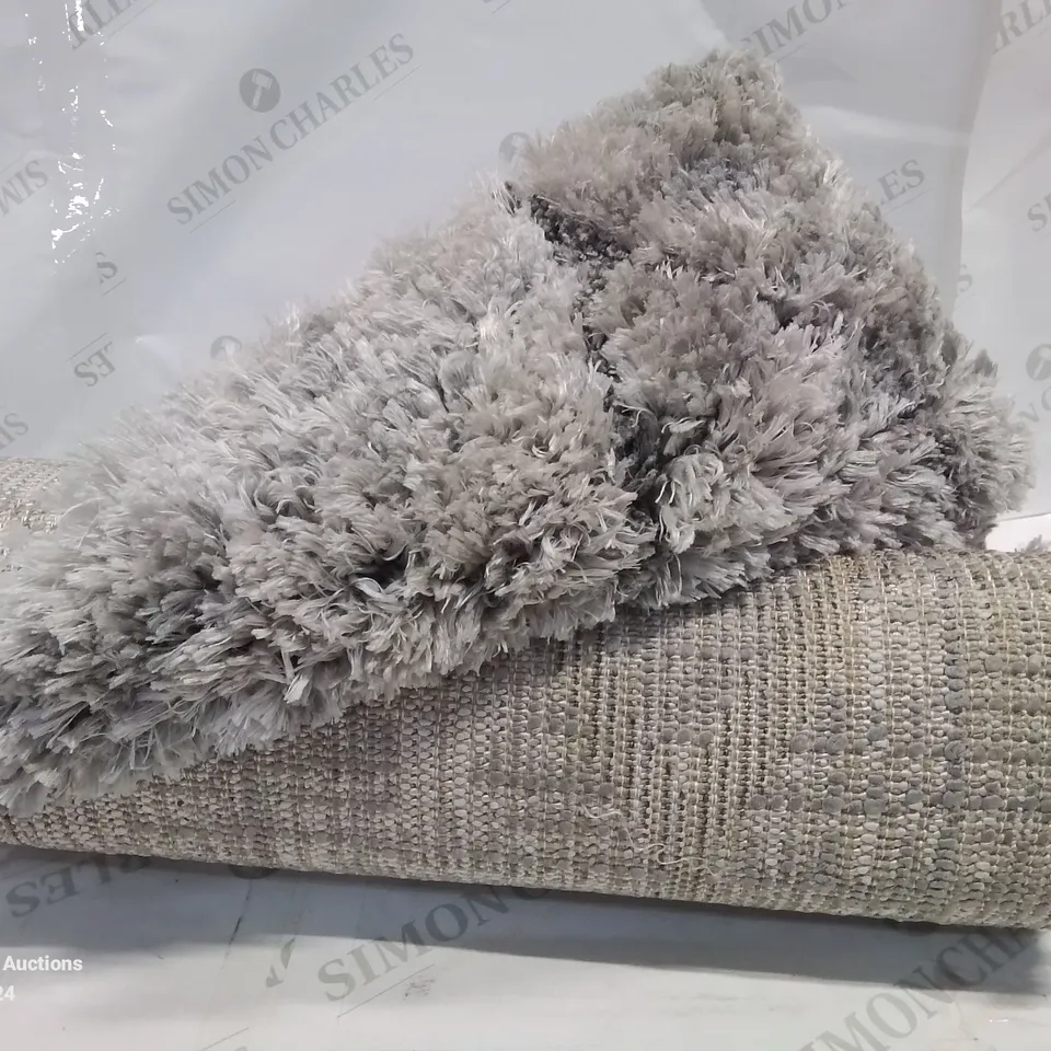 BRAND NEW PACO HOME GREY PONTO RUG - 80CM X 150CM